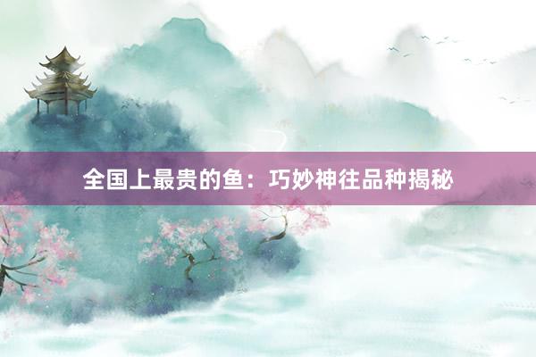 全国上最贵的鱼：巧妙神往品种揭秘